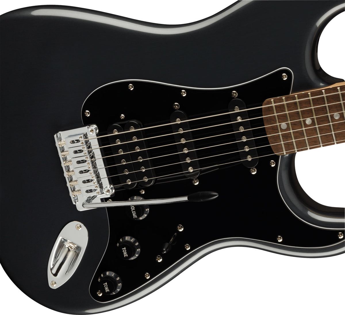 Stratocaster HSS Affinity Pack LRL Charcoal Frost Metallizzato