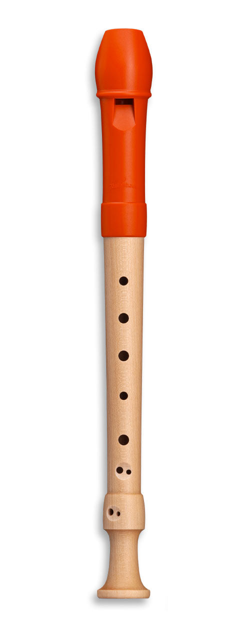 Soprano Fipple 17414 - Arancione (Diteggiatura Barocca)