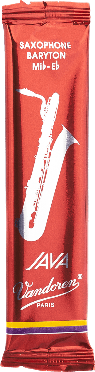 BOX OF 5 BARITONE JAVA RED CUT REEDS 2