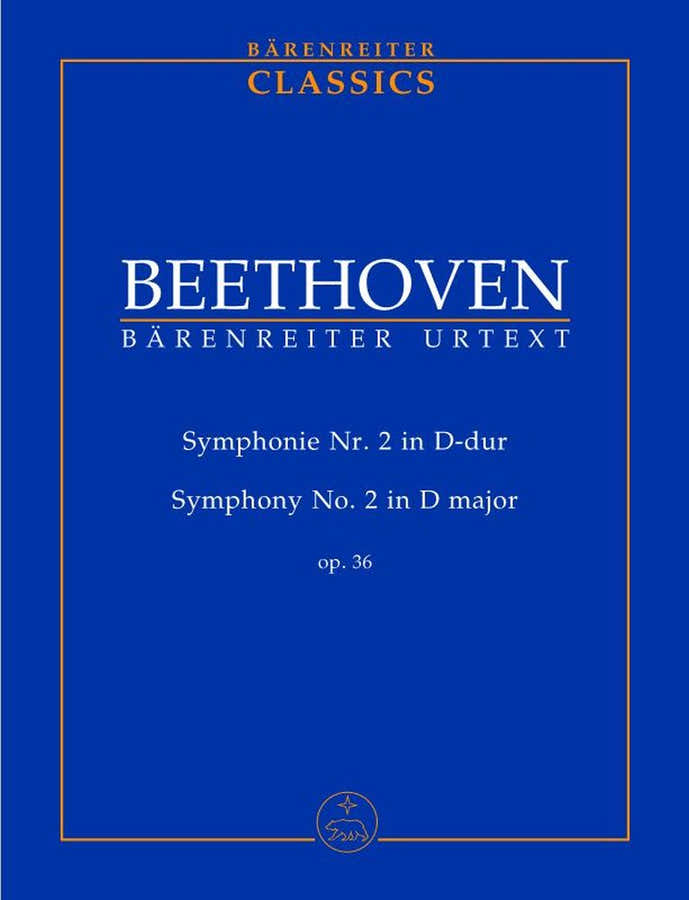 Beethoven L.V. - Symphonie N°2 En Re Majeur Op.36 - Partitura tascabile