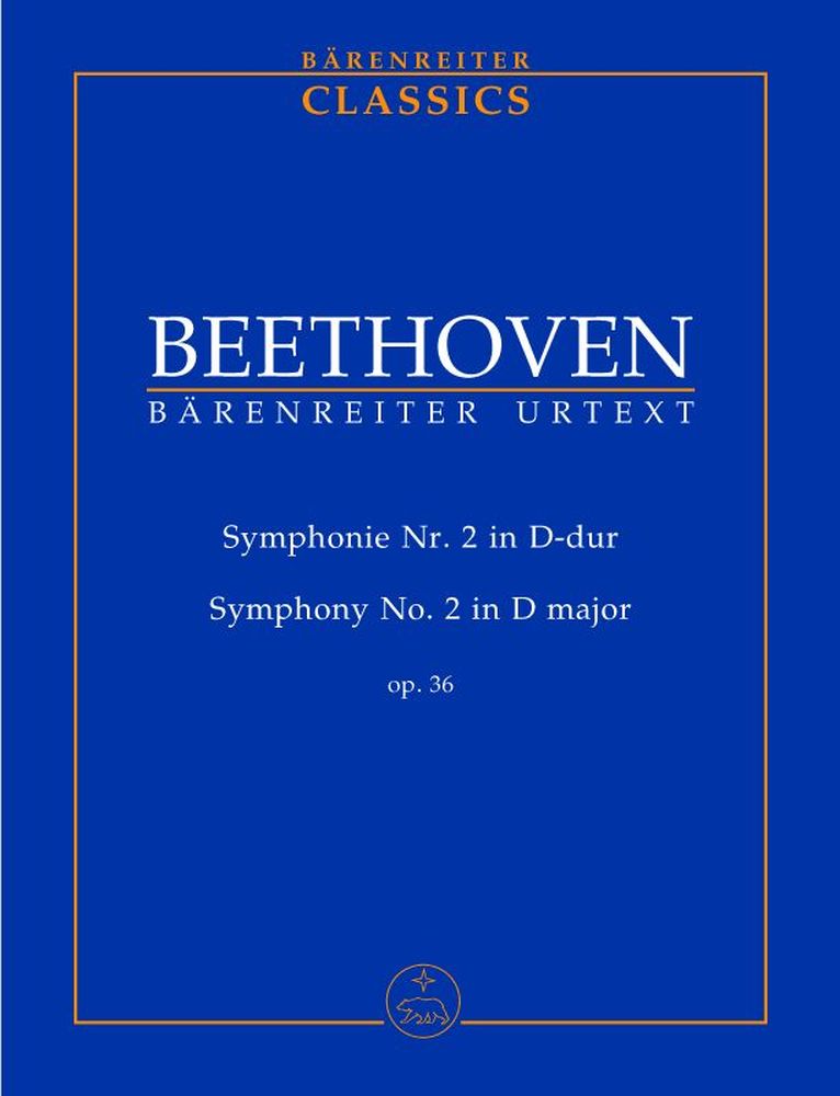 Beethoven L.V. - Symphonie N°2 En Re Majeur Op.36 - Partitura tascabile