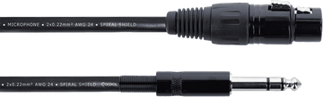Cavo Audio XLR Femmina / Jack Stereo - 3 M