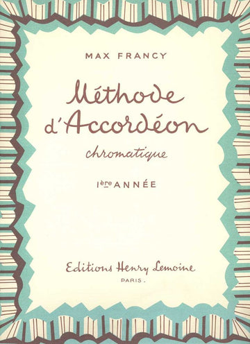 Francy - Méthode D'accordéon Chromatique
