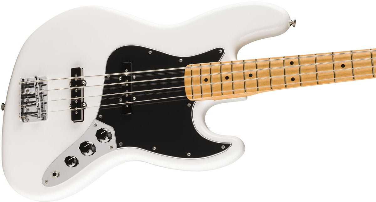 Jazz Bass Player II MN Bianco Polare