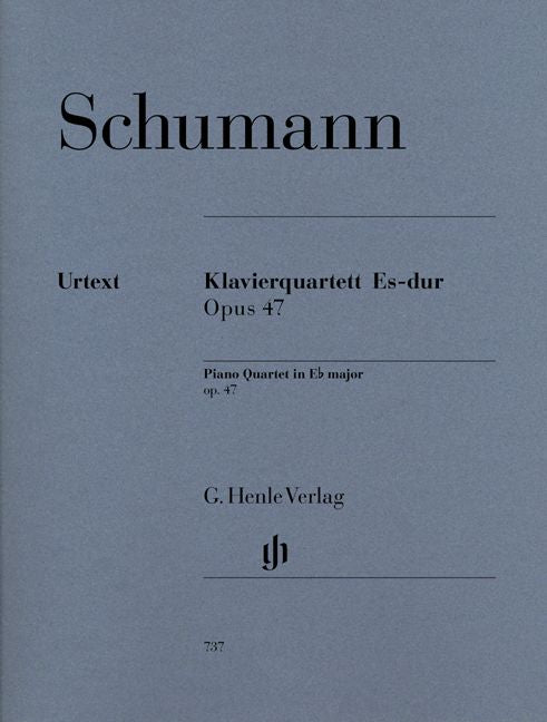 SCHUMANN R. - PIANO QUARTET IN EB MAJOR OP. 47