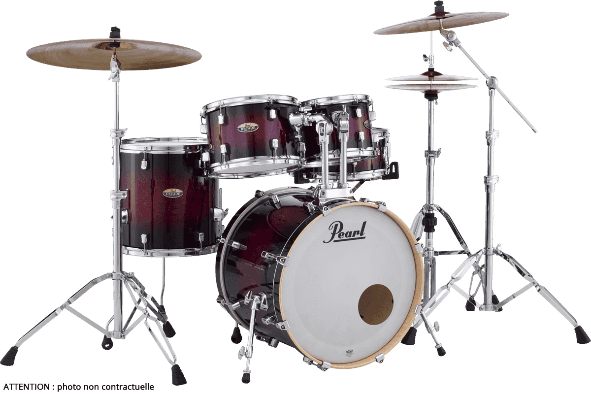 Decade Maple Fusion 20 Lucido sfumato rosso intenso
