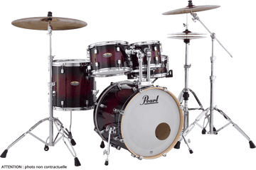 Decade Maple Fusion 20 Lucido sfumato rosso intenso