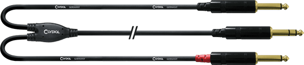Cavo Y Sdoppiatore Jack Stereo/2 Jack Mono 1,5 M
