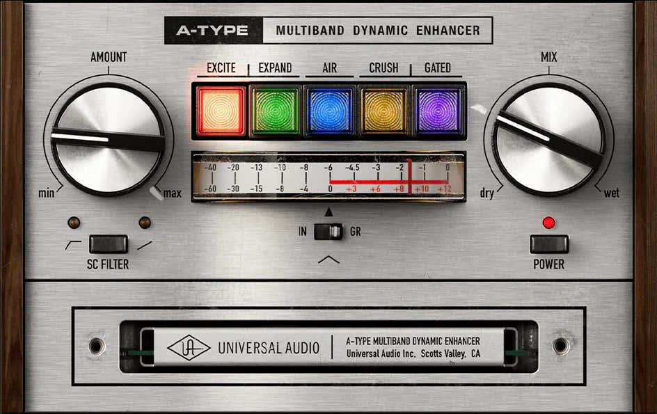 UAD A-Type Miglioratore dinamico multibanda