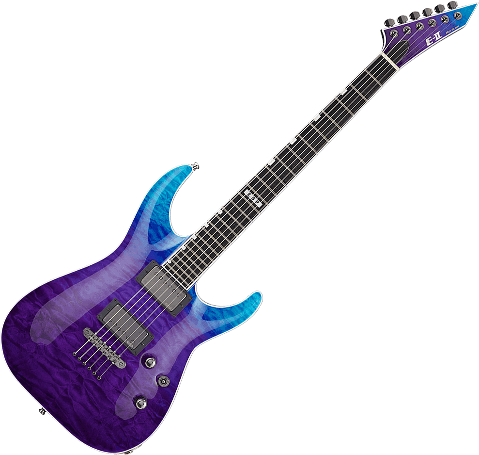 E-Ii Standard Electric Guitars Horizon Nt-Ii Dimming Purple Blue