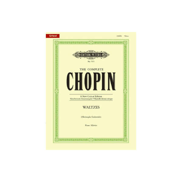 Edition Peters Chopin F. - Valses (urtext) - Piano