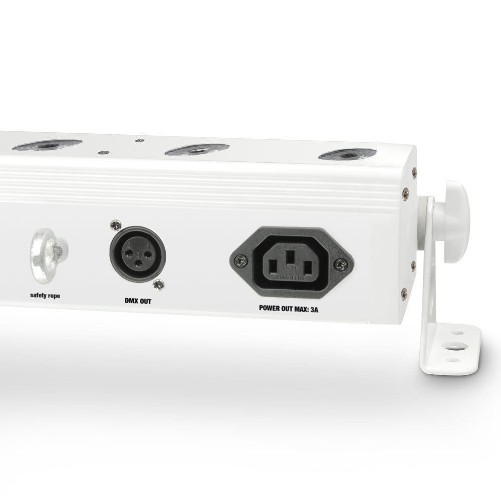 TRIBAR 200 IR WH - BARRA LED TRICOLORE (RGB) 12 X 3 W SCATOLA BIANCA CON TELECOMANDO A INFRAROSSI