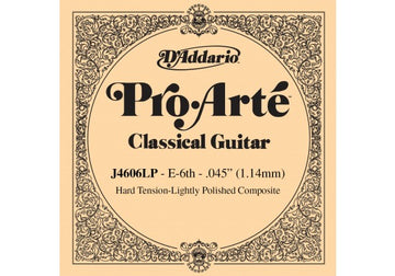 J4606LP PRO-ARTE COMPOSITE CLASSICAL GUITAR SINGLE STRING HARD TENSION SIXTH STRING