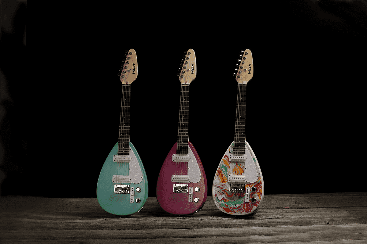 Mini Electric Guitar Marble