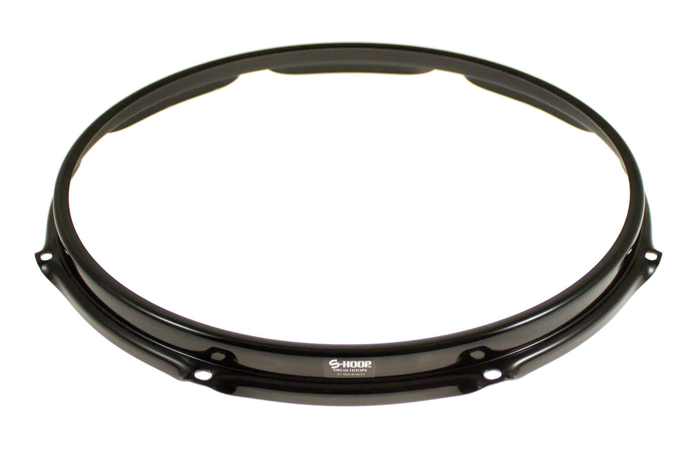 SH168-BLK HOOP 16" 8 HOLES - BLACK