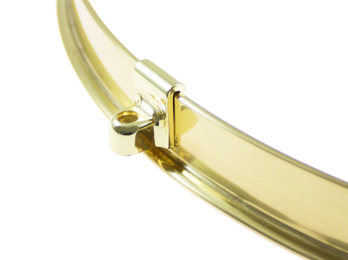 HSFB23-14BR - 14" 2.3MM BRASS SINGLE FLANGE DRUM HOOP