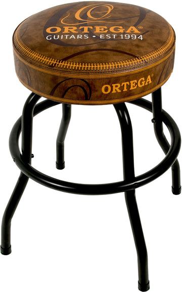Sgabello nero e marrone 24"