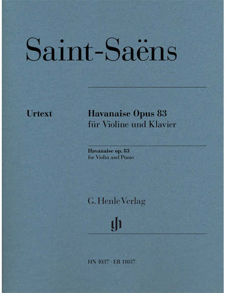 Edition Breitkopf SAINT-saens C. - Havanaise In E Major Op.83 - Violon & Piano