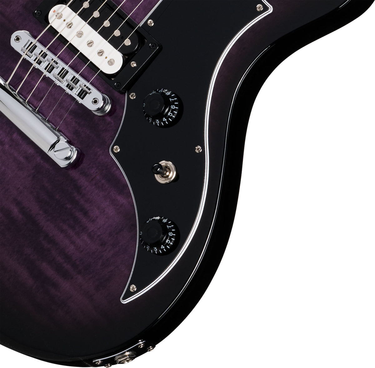 Victory Top figurato Burst viola scuro Modern
