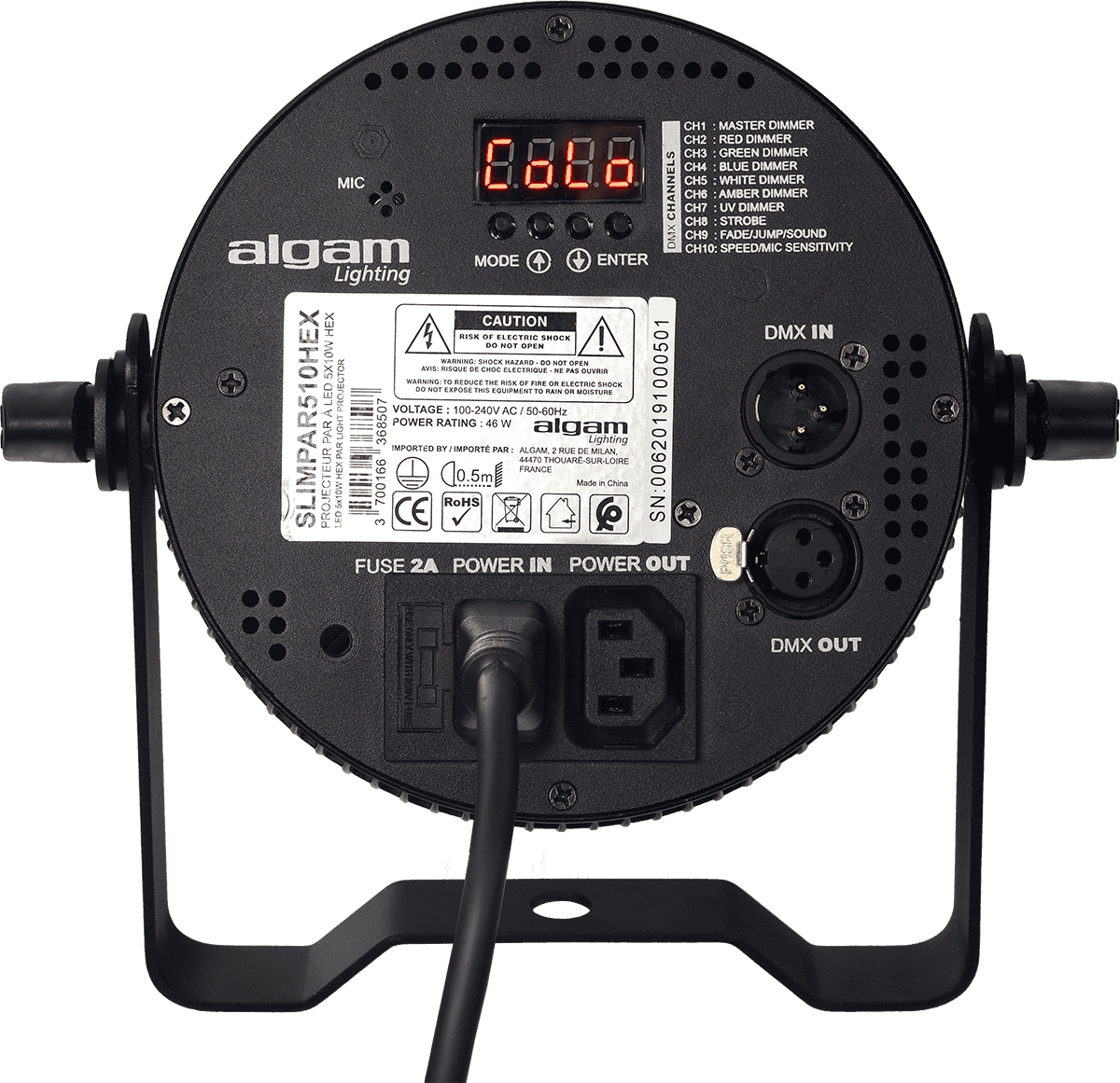 Slimpar 510 Hex