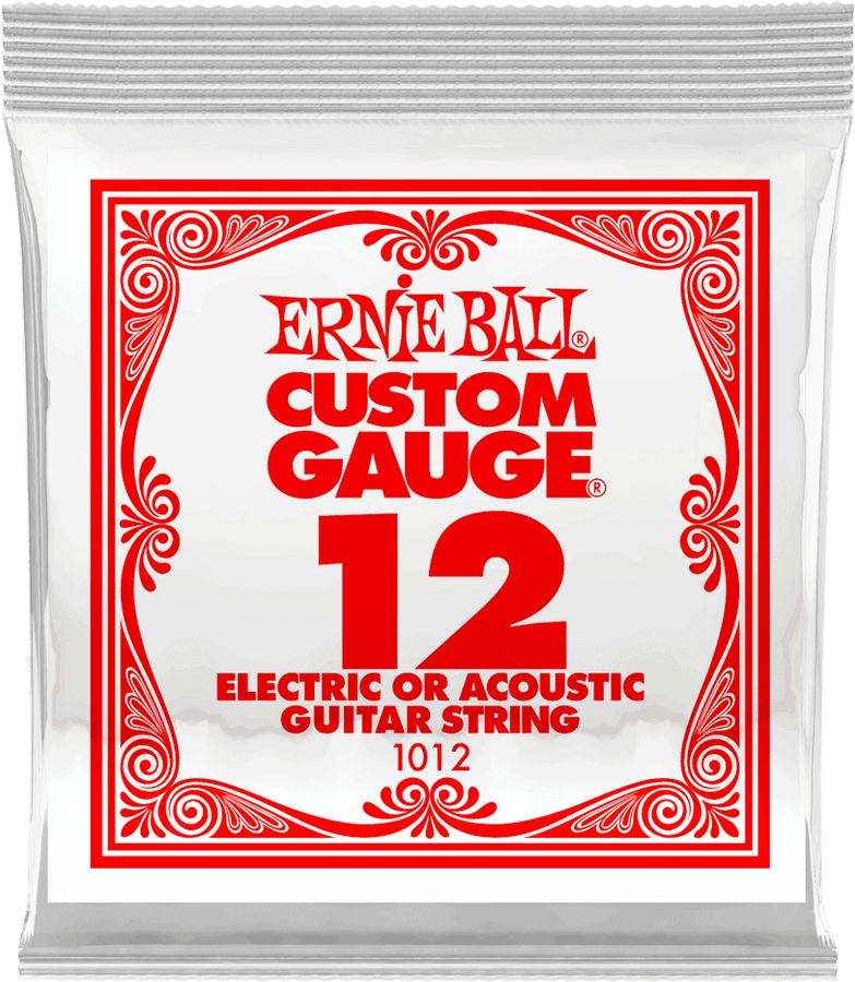 .012 PLAIN STEEL ELECTRIC OR ACOUSTIC GUITAR STINGS