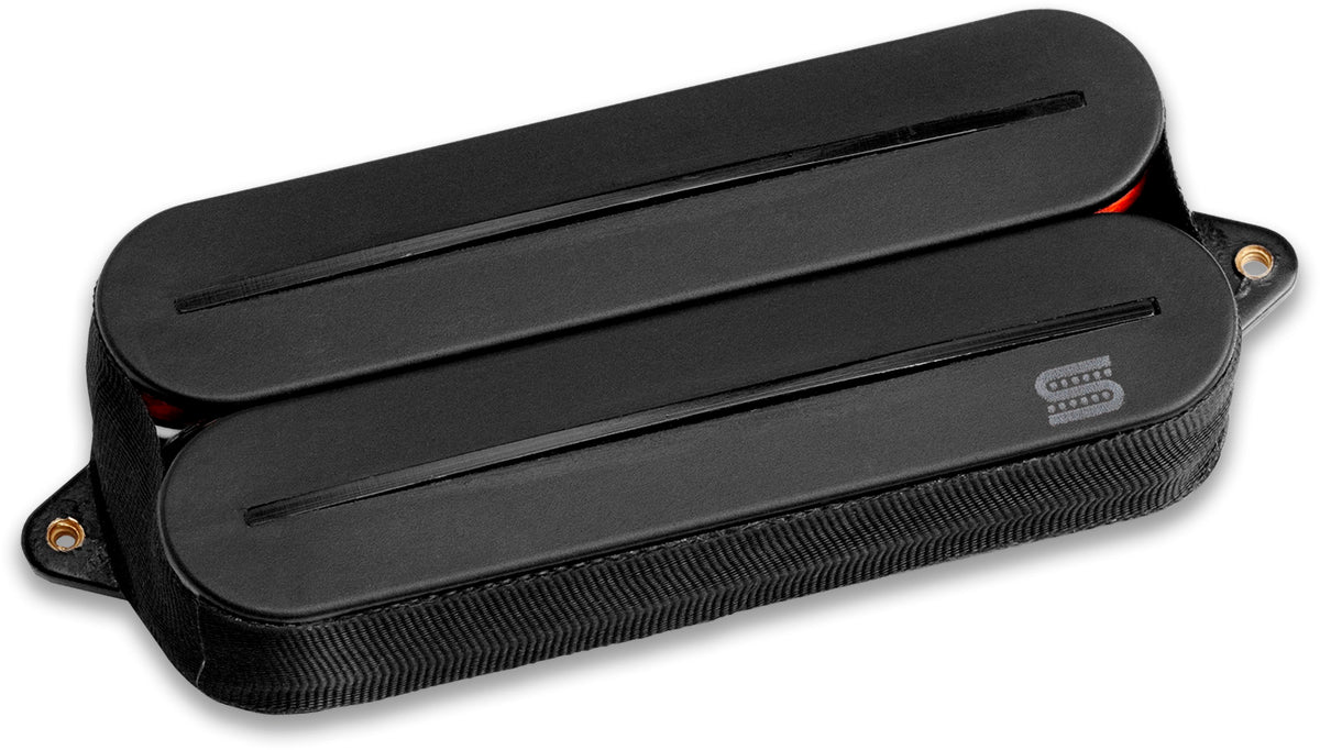 Humbucker Black Jupiter Rails 7 corde, firma di Wes Hauch, ponte, nero