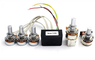 DELANO SONAR BASS PREAMP selezione della frequenza dei medi a 3 bande+
