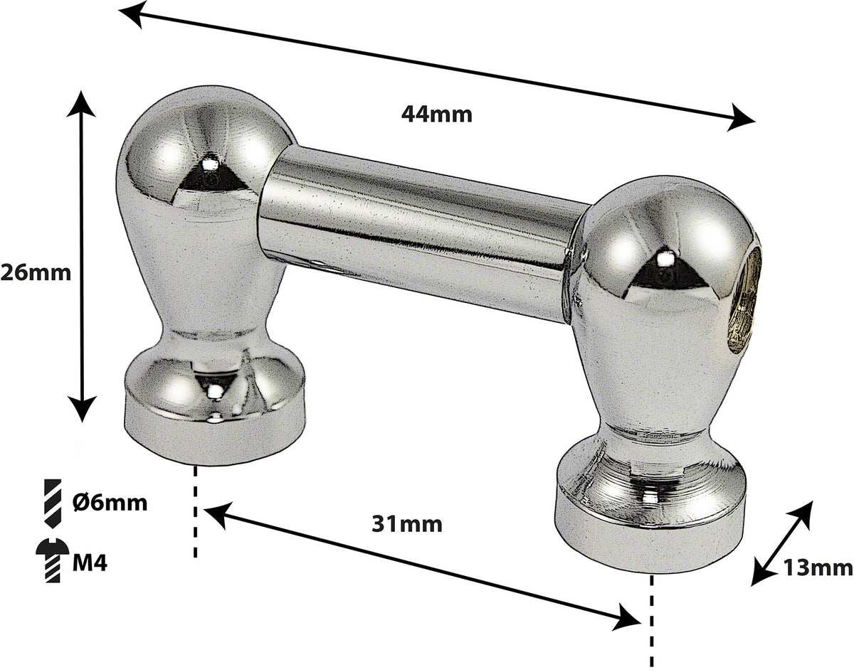 TL1S31B - BLOCCHETTO TUBO GRANCASSA - 31MM - SOLO (X1)