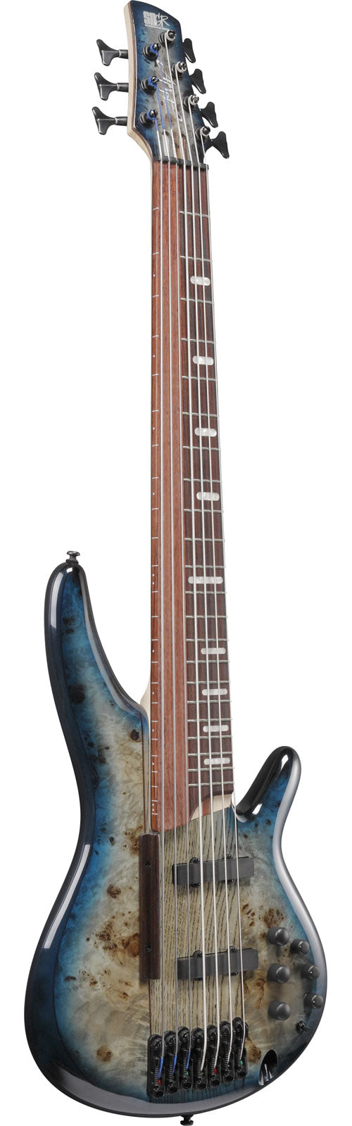 SRAS7-CBS Blu cosmico Starburst Bass Workshop