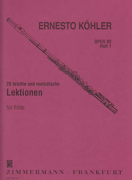 Kohler E. – 20 lezioni facili e melodiche Op. 93 Vol. 1 – Flauto
