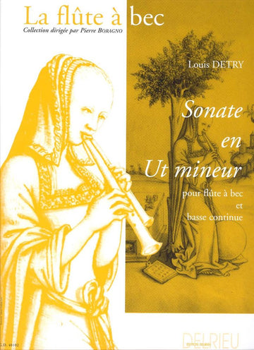 Detry Louis - Sonate En Ut Min. - Flute A Bec Bc
