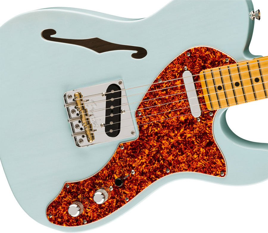 Telecaster American Professional II MN Blu Daphne trasparente