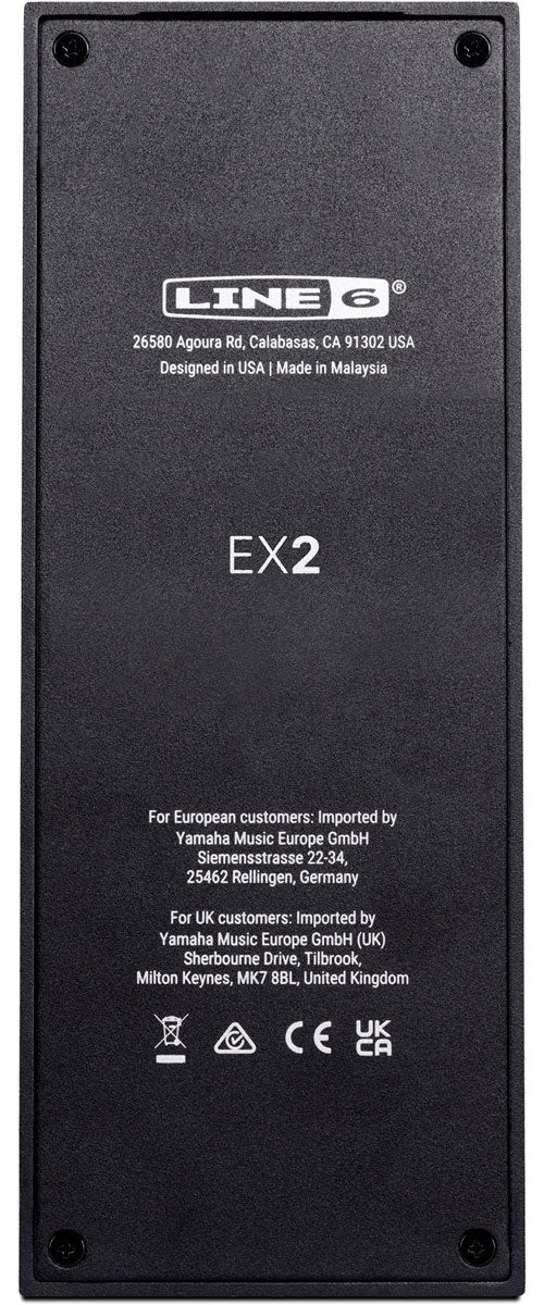 EX-2 Expression Pedal for Helix Stadium, Hx and Pod Go