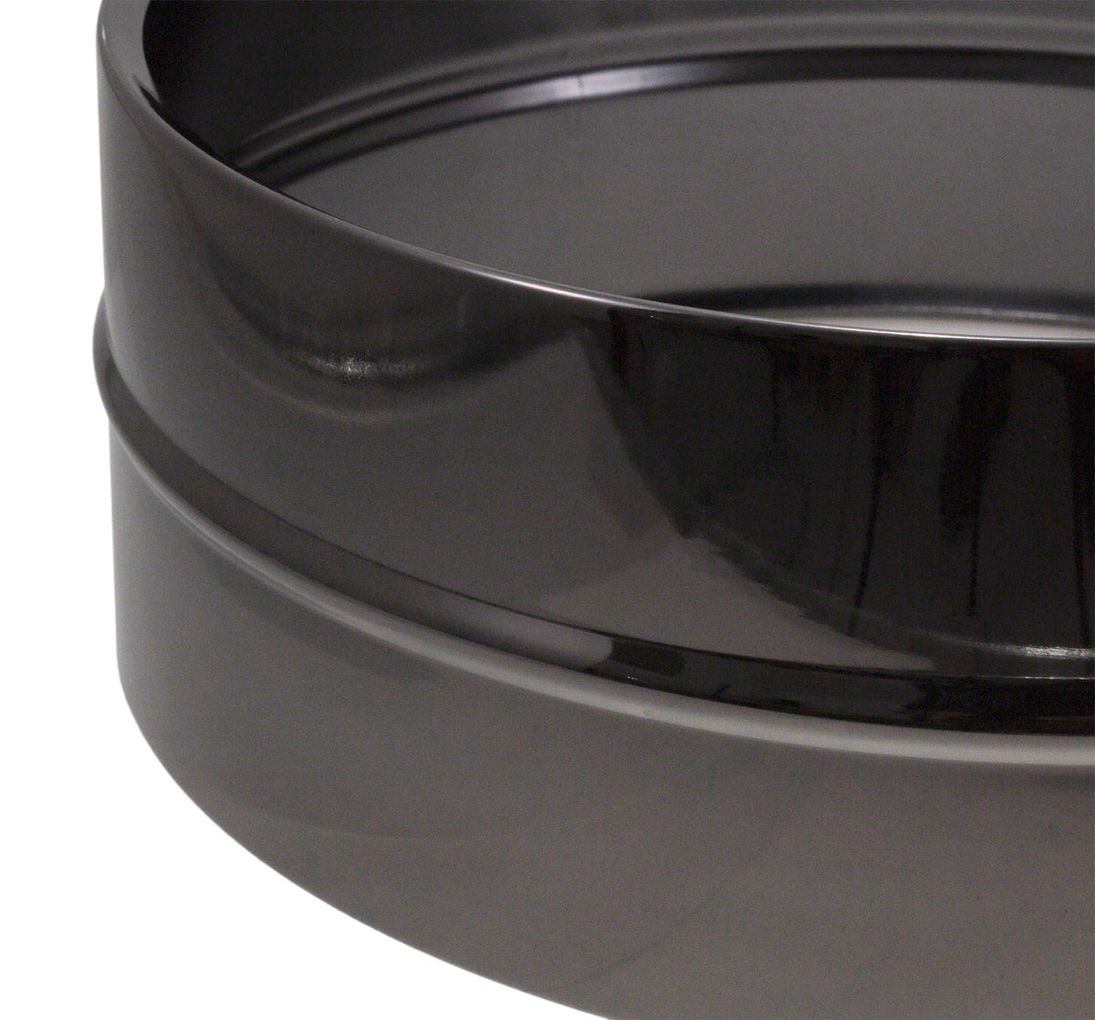 14X5.5 Fusto In Ottone Nichelato Nero (ottone)