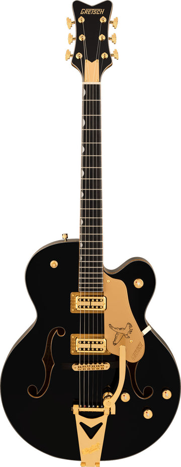 Synchromatic Falcon a corpo cavo Single-Cut con Bigsby EBO Nero