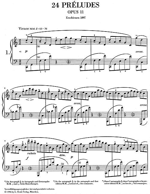 Skryabin A. - 24 Preludes Op. 11