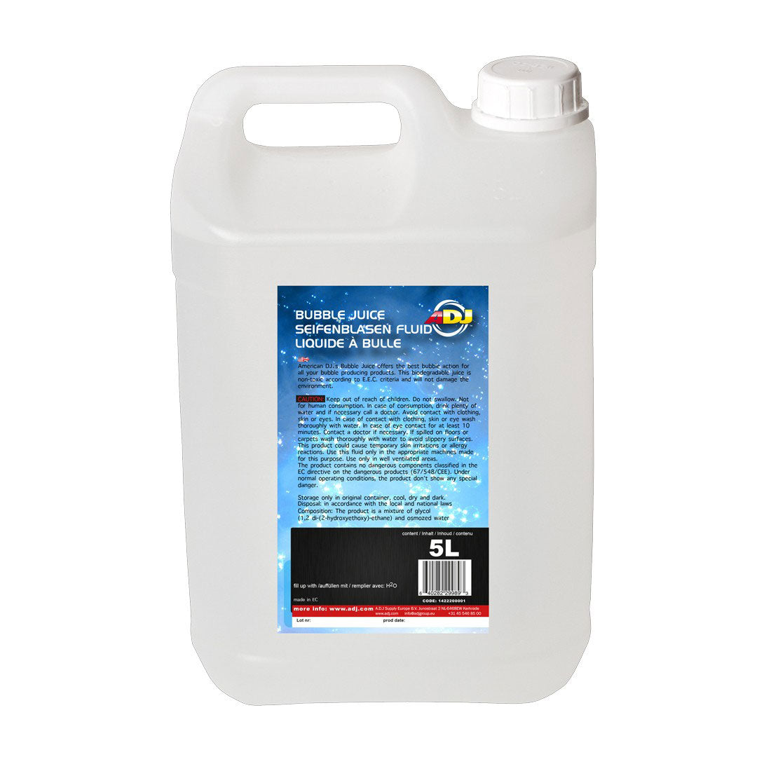 ADJ BUBBLE FLUID RTU - 5L