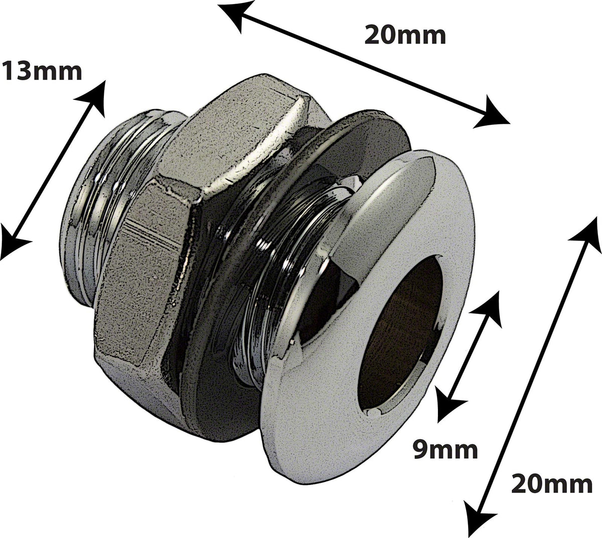 AVH2 - Sfiato Di Decompressione Pressofuso 20mm