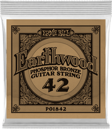 .042 EARTHWOOD PHOSPHOR BRONZE ACOUSTIC GUITAR STRINGS