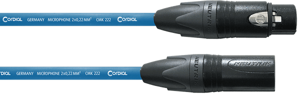 Cavo Microfono XLR 10 M Blu