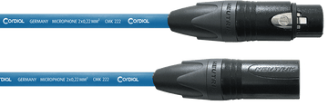 Cavo Microfono XLR 10 M Blu