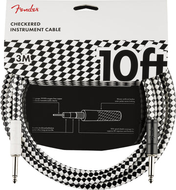 PRO 10' CHECKBOARD INSTRUMENT CABLE