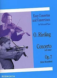 Rieding Oscar - Concerto Op.7 in mi minore - Violino e pianoforte