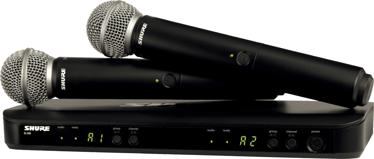 BLX DUAL RECEIVER & MICROPHONE SM58 - K3E