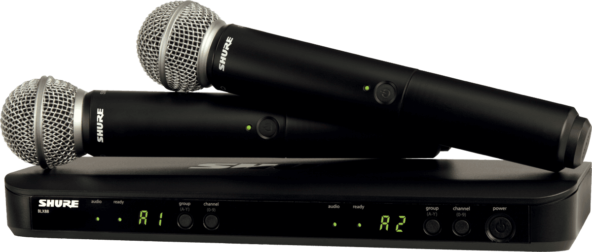 BLX DUAL RECEIVER & MICROPHONE SM58 - K3E