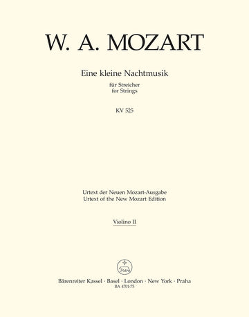 Mozart Wolfgang Amadeus - Mozart - Kleine Nachtmusik (violon 2)