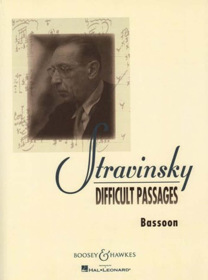 Stravinsky I. - Passaggi difficili per fagotto