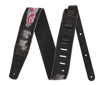 X Wrangler Cinghia in denim strappato Nera