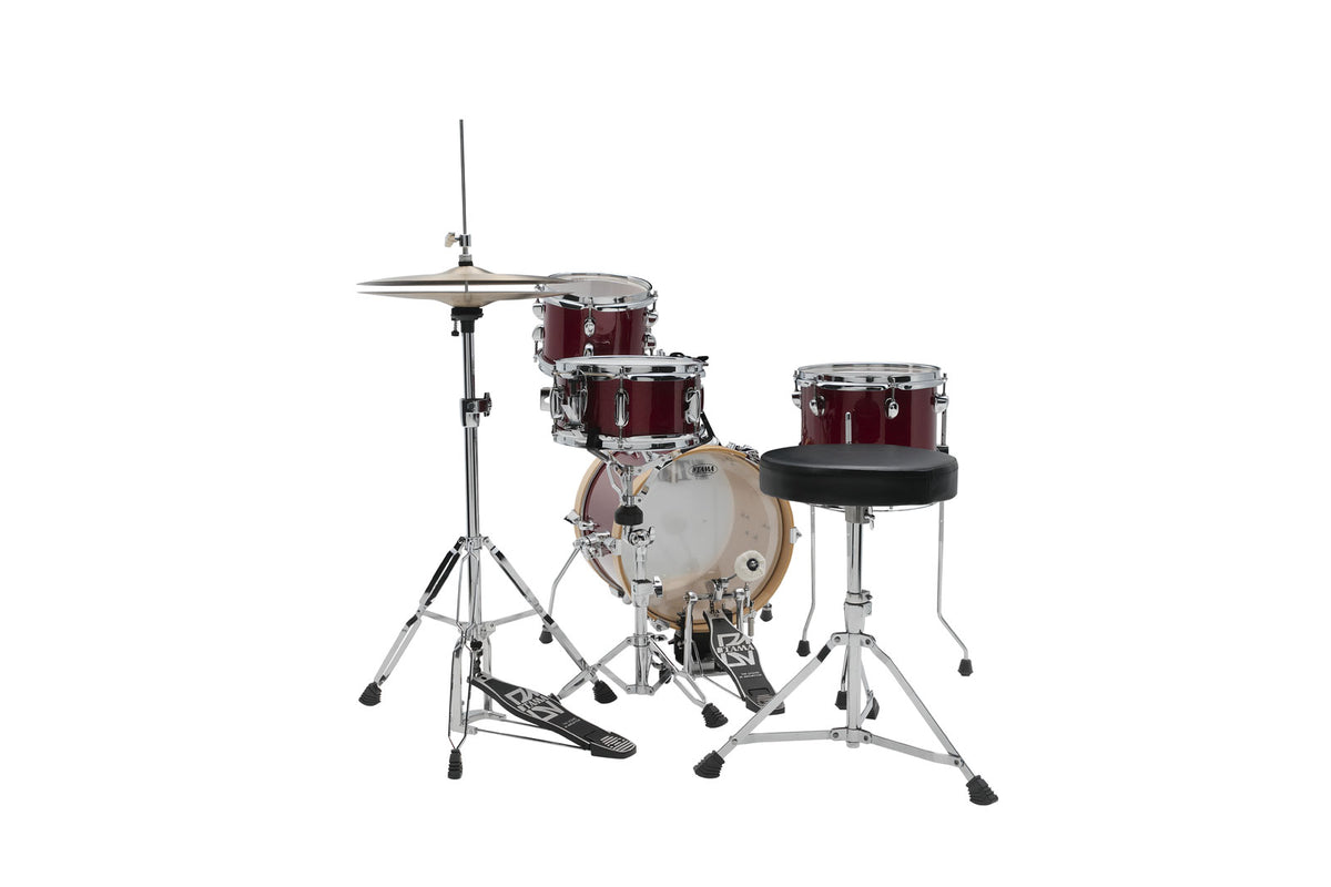 CLUB-JAM FLYER COMPLETE KIT WITH 14" BASS DRUM CANDY APPLE MIST
