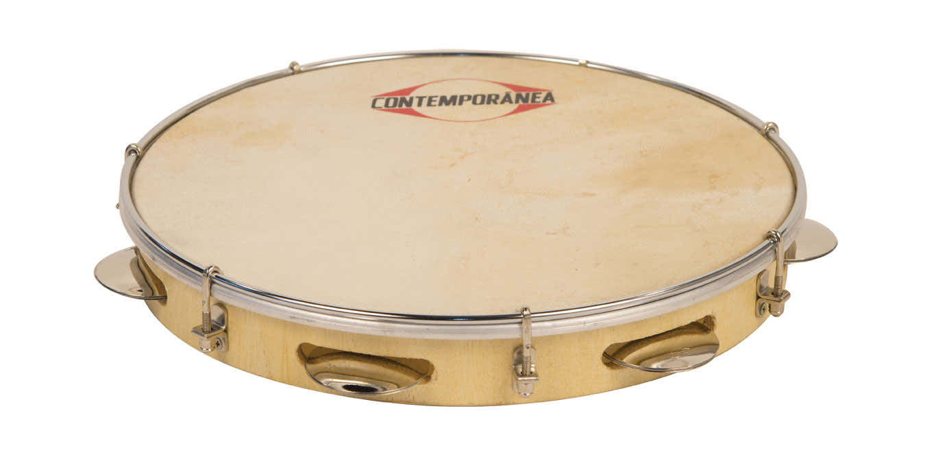 C-PB12-01 - Pandeiro Serie Pro 12" - Pelle Animale